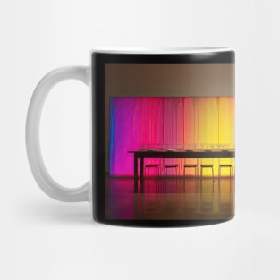 Colourful table Mug